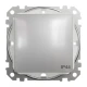 Одноклавішний перемикач Sedna Design SDD213106, колір - алюміній IP44 Schneider Electric
