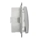 Одноклавішний перемикач Sedna Design SDD213106, колір - алюміній IP44 Schneider Electric