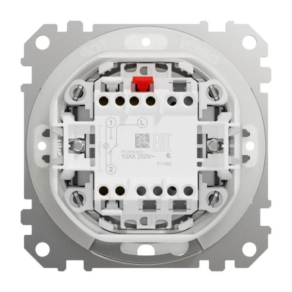 Одноклавішний перемикач Sedna Design SDD213106, колір - алюміній IP44 Schneider Electric - Фото 7