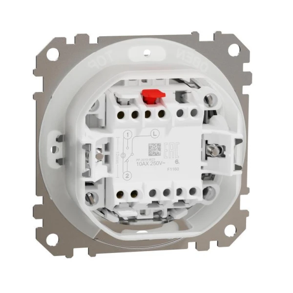 Одноклавішний перемикач Sedna Design SDD213106, колір - алюміній IP44 Schneider Electric - Фото 8