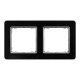 Рамка 2-постова Sedna Design SDD361802, колір - чорне скло IP20 Schneider Electric