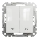 Вимикач для жалюзі Sedna Design SDD111104, колір - білий IP20 Schneider Electric