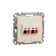 Аудіорозетка Sedna Design SDD112411, колір - бежевий IP20 Schneider Electric