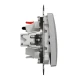 Вимикач для жалюзі Sedna Design SDD113104, колір - алюміній IP20 Schneider Electric