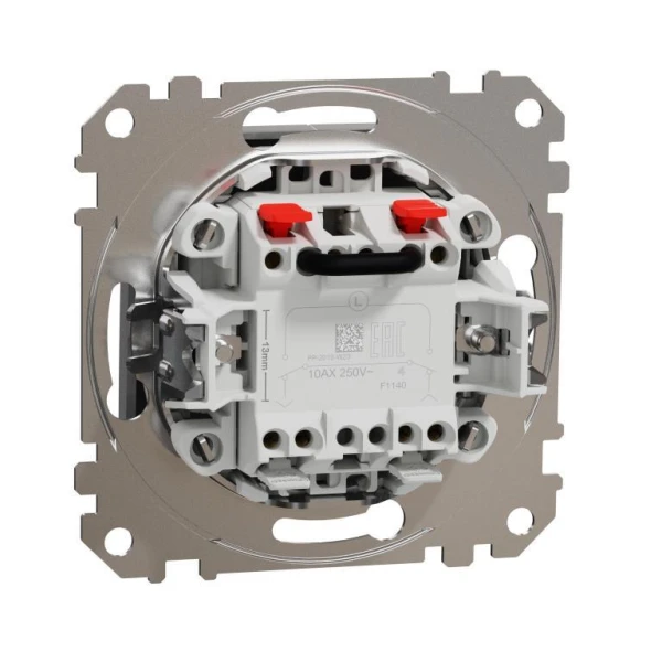 Вимикач для жалюзі Sedna Design SDD113104, колір - алюміній IP20 Schneider Electric - Фото 3