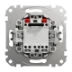 Вимикач для жалюзі Sedna Design SDD113104, колір - алюміній IP20 Schneider Electric