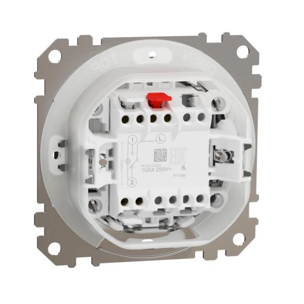 Одноклавішний перемикач Sedna Design SDD214106, колір - чорний IP44 Schneider Electric - Фото 3