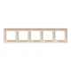Рамка 5-постова Sedna Design SDD312805, колір - бежевий IP20 Schneider Electric