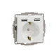 Розетка з заземленням + 2 USB тип А Sedna Design SDD111052, колір - білий IP20 Schneider Electric