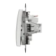 Двоклавішний вимикач Sedna Design SDD111105, колір - білий IP20 Schneider Electric