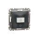 Датчик руху із вимикачем 10 A Sedna Design SDD114504, колір - чорний IP20 Schneider Electric
