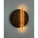 Настінне бра Nowodvorski SUNSET LED D 7Вт 3000К коричневий 11432
