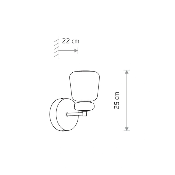 Настінне бра Nowodvorski CERAMIC LED 8Вт 3000К латунний 11703 - Фото 11