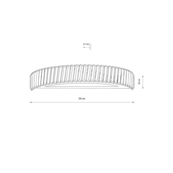 Настінне бра Nowodvorski LUXORA LED 20Вт 3000К хром 11711 - Фото 9