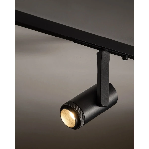 Магнітний трековий світильник Nowodvorski NANO-LVM SPOT ZOOM LED 7Вт 3000К чорний 11715 - Фото 4