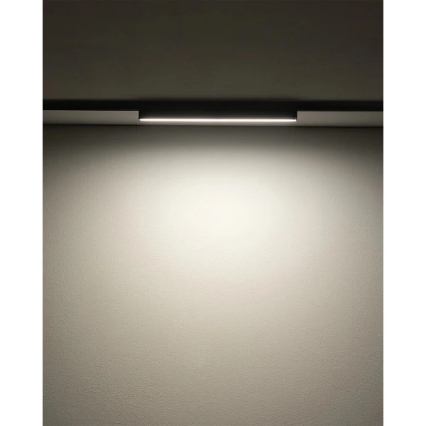 Магнітний трековий світильник Nowodvorski NANO-LVM LINE OUT LED 10Вт 3000К чорний 11743 - Фото 2