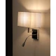 Настінне бра Nowodvorski HOTEL MOOD E27+LED 4000К сірий 11793