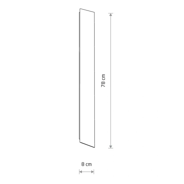 Настінне бра Nowodvorski COMMA LED S 19Вт 3000К чорний 11876 - Фото 11