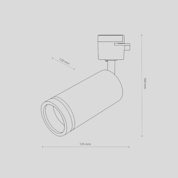 Світильник трековий TK Lighting TRACER GU10 чорний 6897 - Фото 2