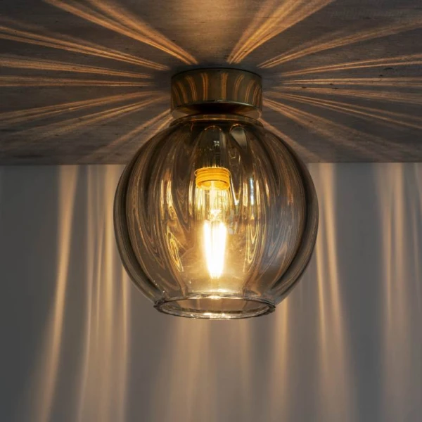 Світильник стельовий TK Lighting DEVI E27 золотий 4741 - Фото 5