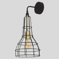 TK Lighting LONG E27 чорний 2210. Бра