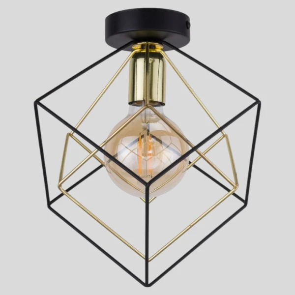 Світильник стельовий TK Lighting ALAMBRE E27 чорний 2702 - Фото 1