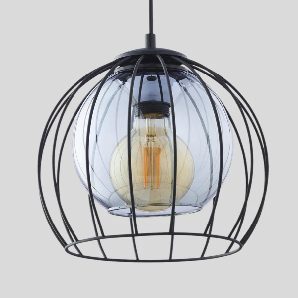 Підвісний світильник TK Lighting UNIVERSO E27 чорний 3154 - Фото 3