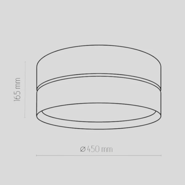 Світильник стельовий TK Lighting HILTON E27 білий 4180 - Фото 3
