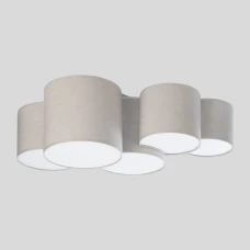 TK Lighting MONA E27 білий 6593. Стельовий світильник