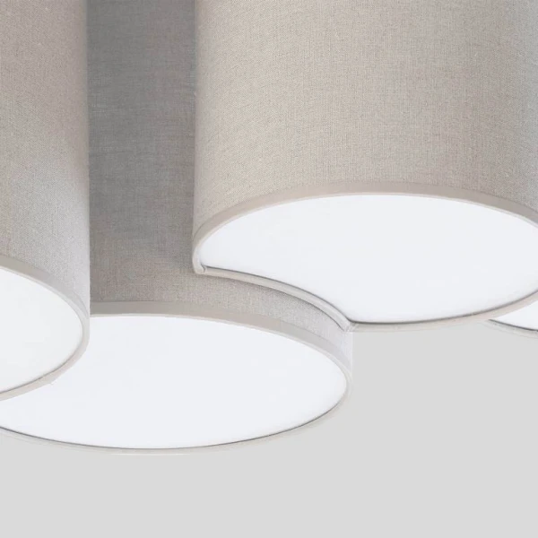 Світильник стельовий TK Lighting MONA E27 білий 6593 - Фото 3