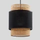 Підвісний світильник TK Lighting BOHO E27 чорний 6540