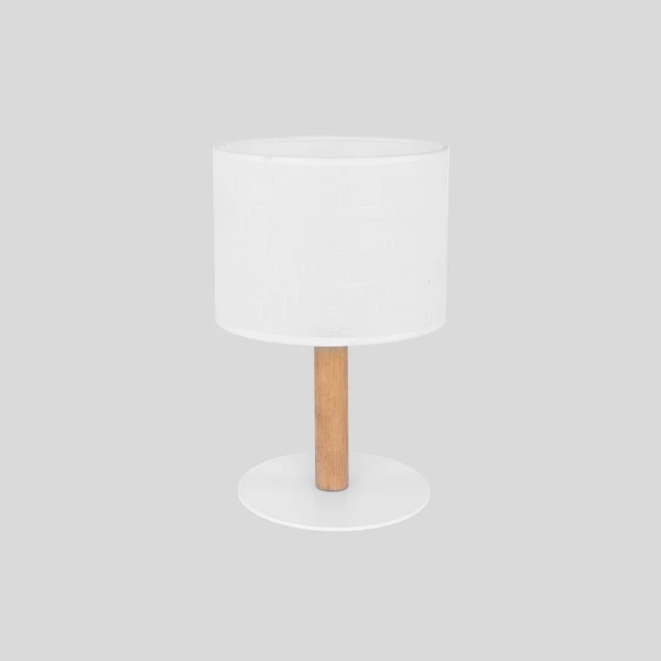 Настільна лампа TK Lighting DEVA E27 білий 5217 - Фото 4