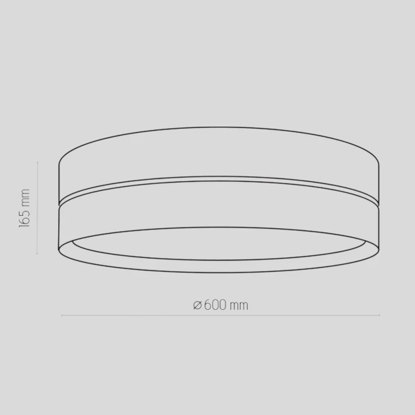 Світильник стельовий TK Lighting HILTON E27 білий 4345 - Фото 2