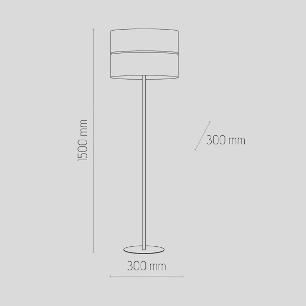 Торшер TK Lighting LINOBIANCO E27 білий 5241 - Фото 2
