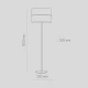 Торшер TK Lighting LINOBIANCO E27 білий 5241