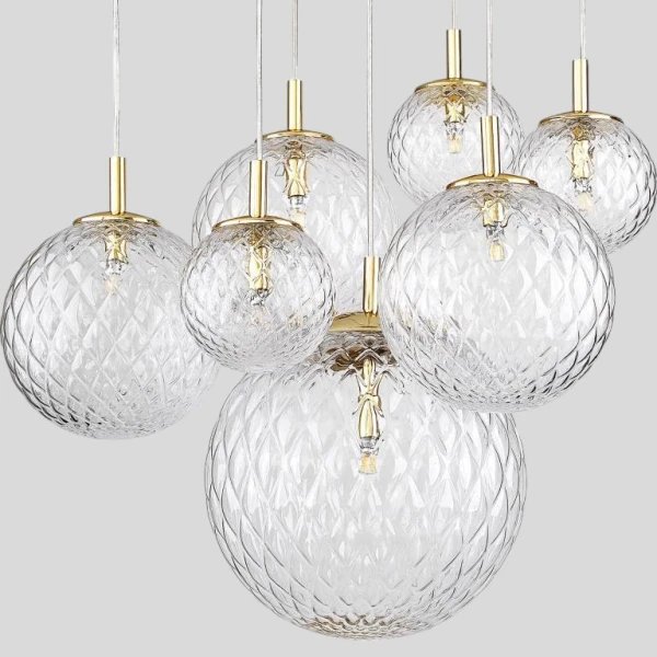 Підвісна люстра TK Lighting CADIX G9 золотий 4608 - Фото 5
