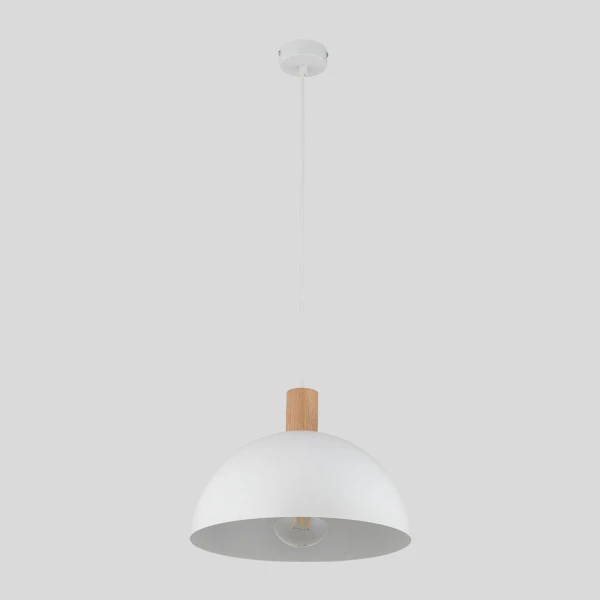 Підвісний світильник TK Lighting OSLO E27 білий 4851 - Фото 9