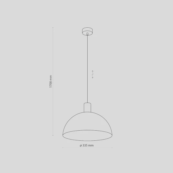 Підвісний світильник TK Lighting OSLO E27 білий 4851 - Фото 2