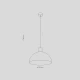 Підвісний світильник TK Lighting OSLO E27 білий 4851