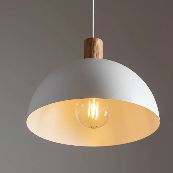 Підвісний світильник TK Lighting OSLO E27 білий 4851 - Фото 5