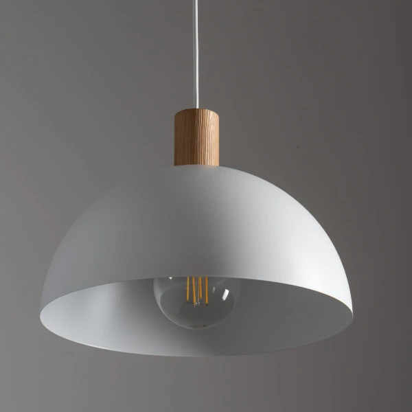 Підвісний світильник TK Lighting OSLO E27 білий 4851 - Фото 6