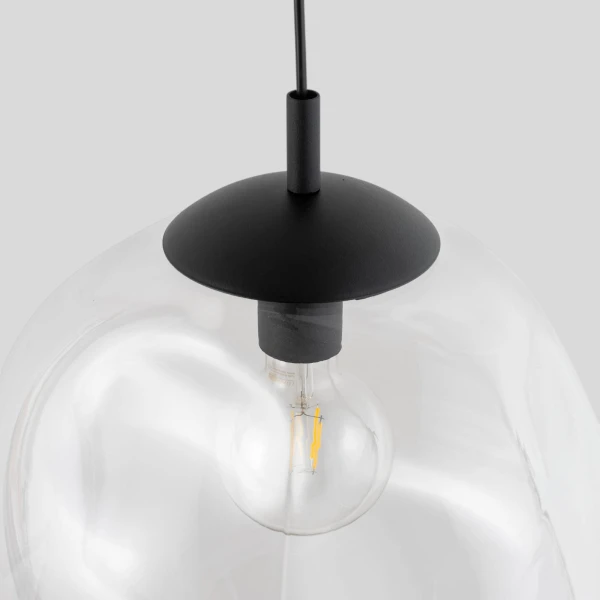 Підвісний світильник TK Lighting SOL E27 сірий-блискучий (хром) - Фото 4