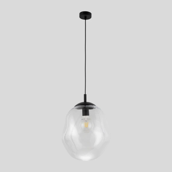 Підвісний світильник TK Lighting SOL E27 сірий-блискучий (хром) - Фото 5