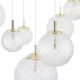 Підвісна люстра TK Lighting CADIX G9 золотий 4608