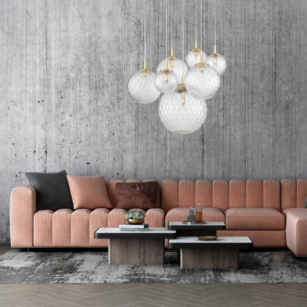 Підвісна люстра TK Lighting CADIX G9 золотий 4608 - Фото 3