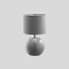 TK Lighting PALLA E27 сірий 5086. Настільна лампа декоративна