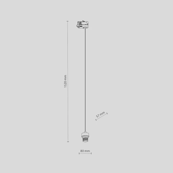 Світильник трековий TK Lighting TRACER E27 білий 6761 - Фото 2