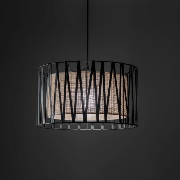 Підвісний світильник TK Lighting HARMONY E27 чорний 4562 - Фото 3