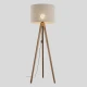 Торшер TK Lighting GRAND E27 коричневий 16018