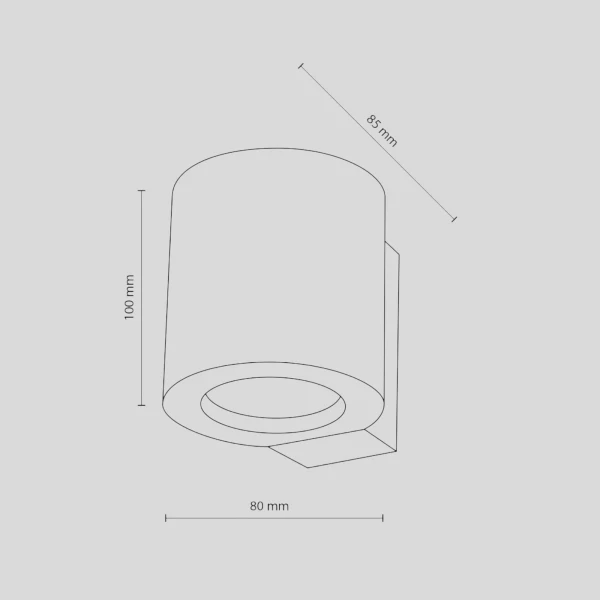 Бра TK Lighting EVE GU10 коричневий 10197 - Фото 2